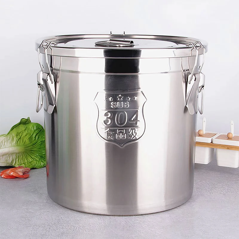Hệ thống thùng gạo - thùng rác Inox 304